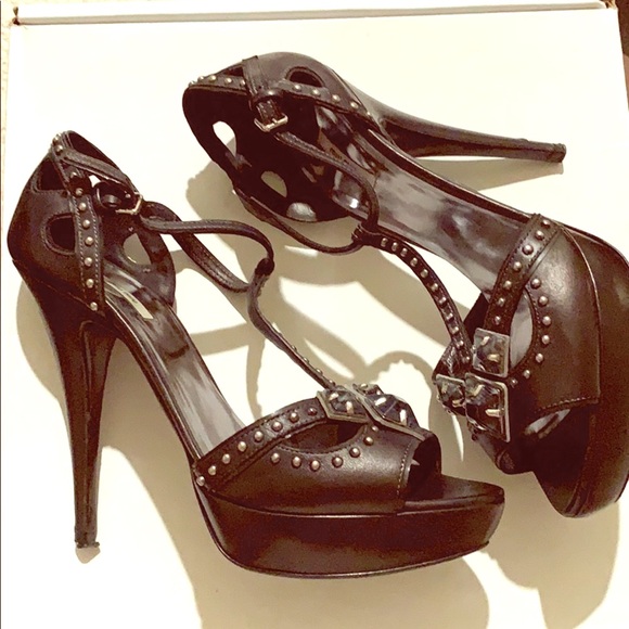 Miu Miu Shoes - Miu Miu Stiletto Studded Leather Pumps